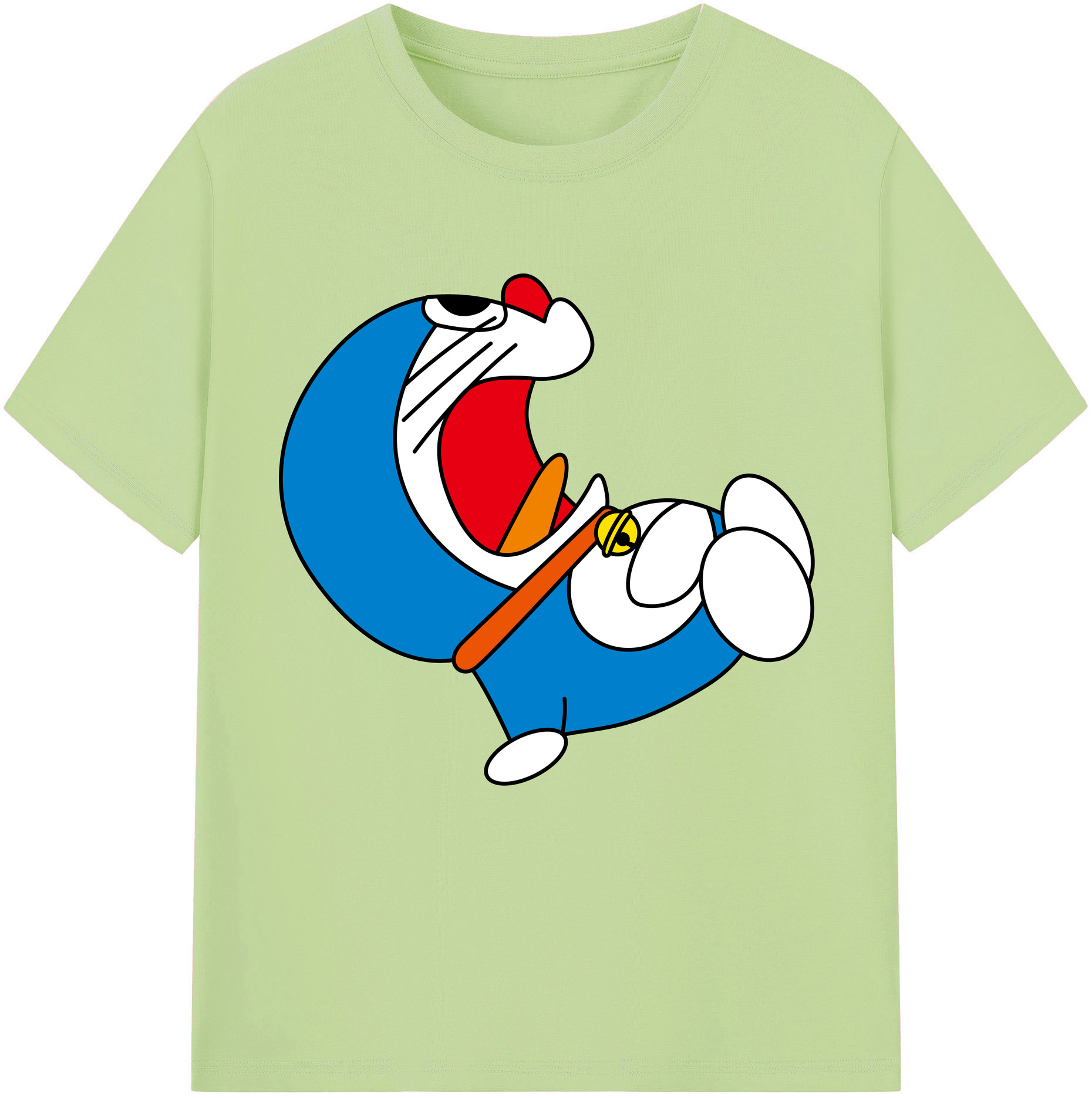 （画像用） ドラえもん Doraemon 綿100％半袖Tシャツ（フロントプリント）
